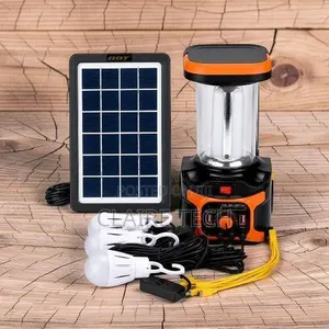 Dat AT-9016 Solar Kit With Radio FM Radio and Bulbs