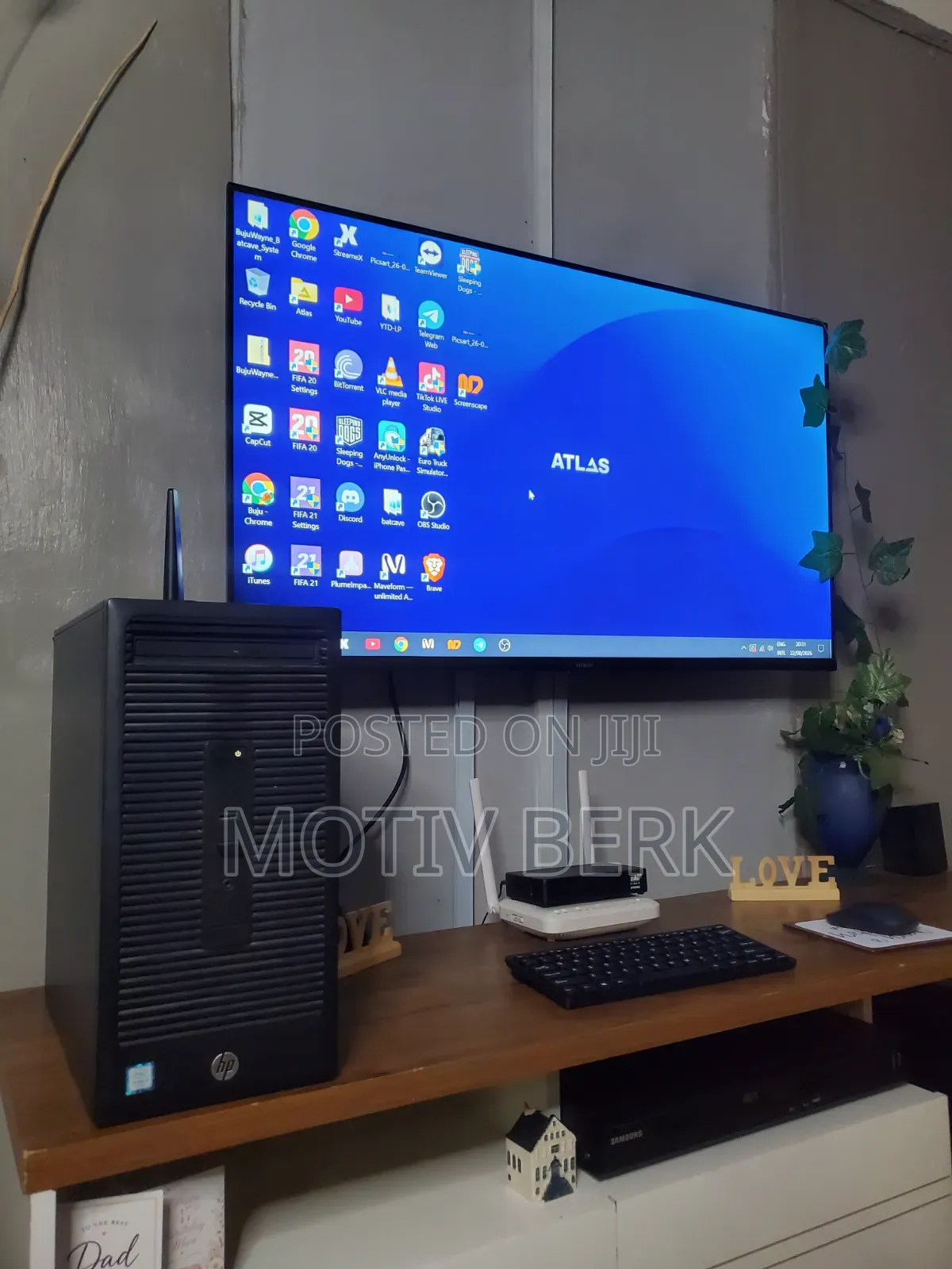 Desktop Computer HP 12GB Intel Core i3 HDD+SSD 1.5T