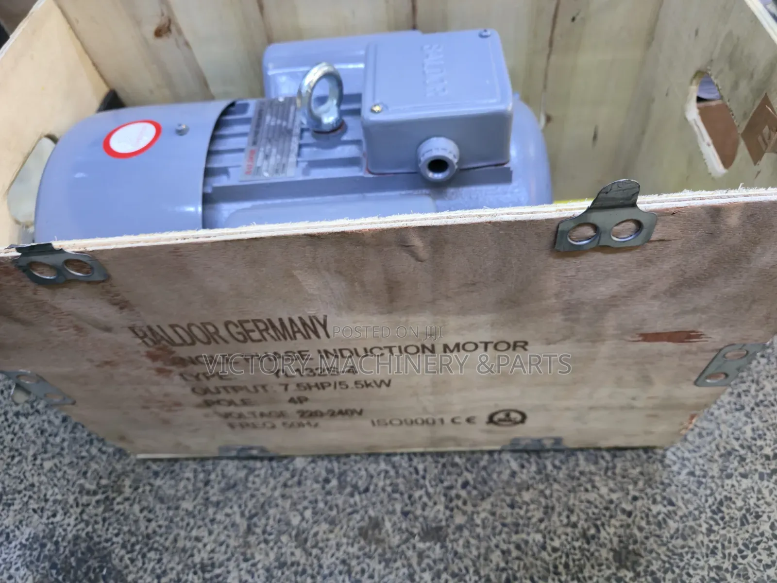 Baldor Germany 7.5hp Low Speed Motor Single Phase
