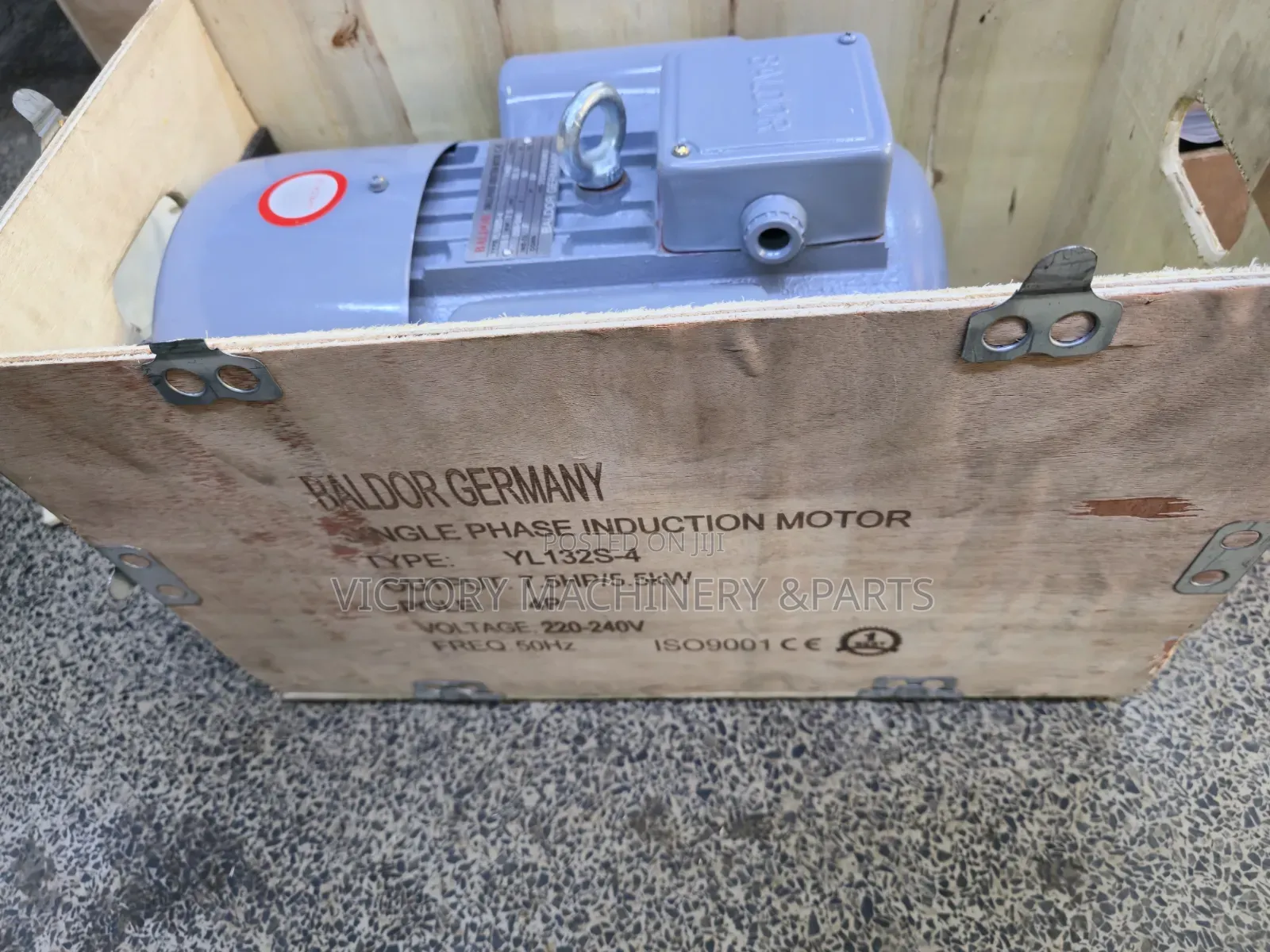 Baldor Germany 7.5hp Low Speed Motor Single Phase