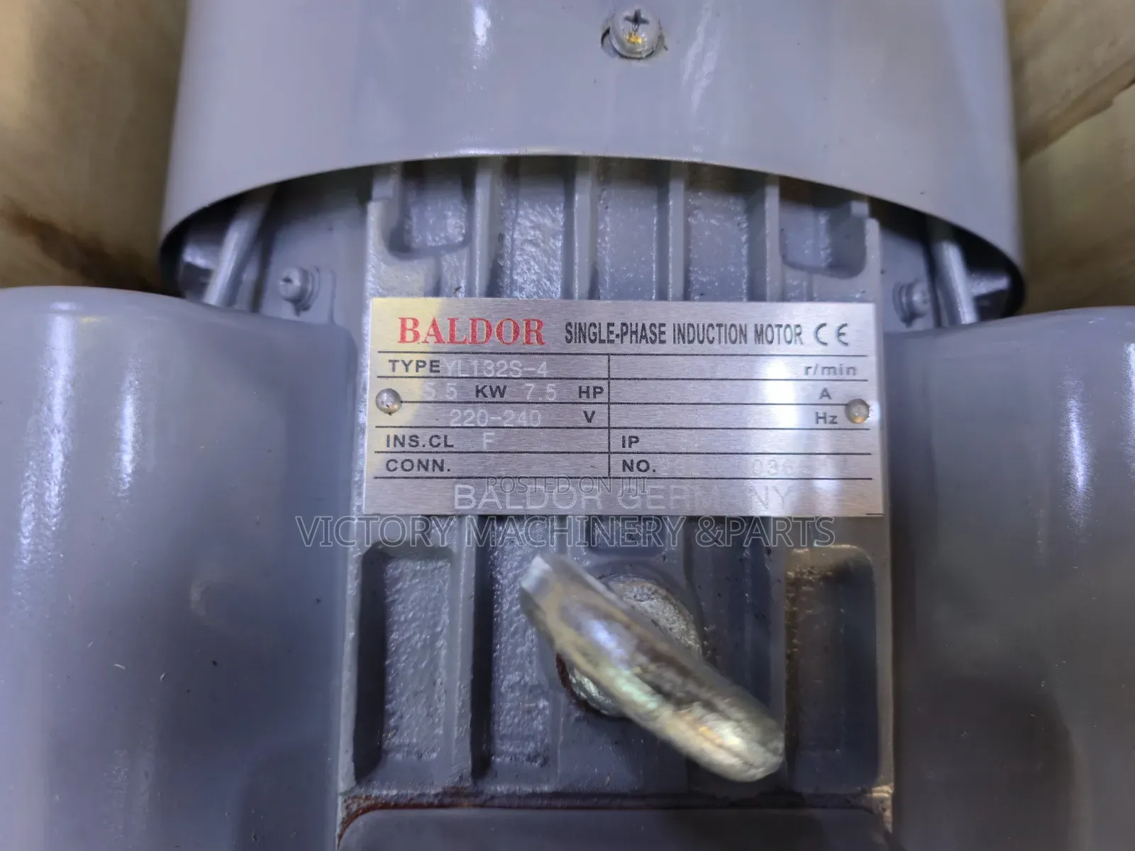 Baldor Germany 7.5hp Low Speed Motor Single Phase