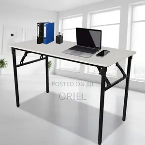 Office Table : Foldable 150CM Rectangular Office Table