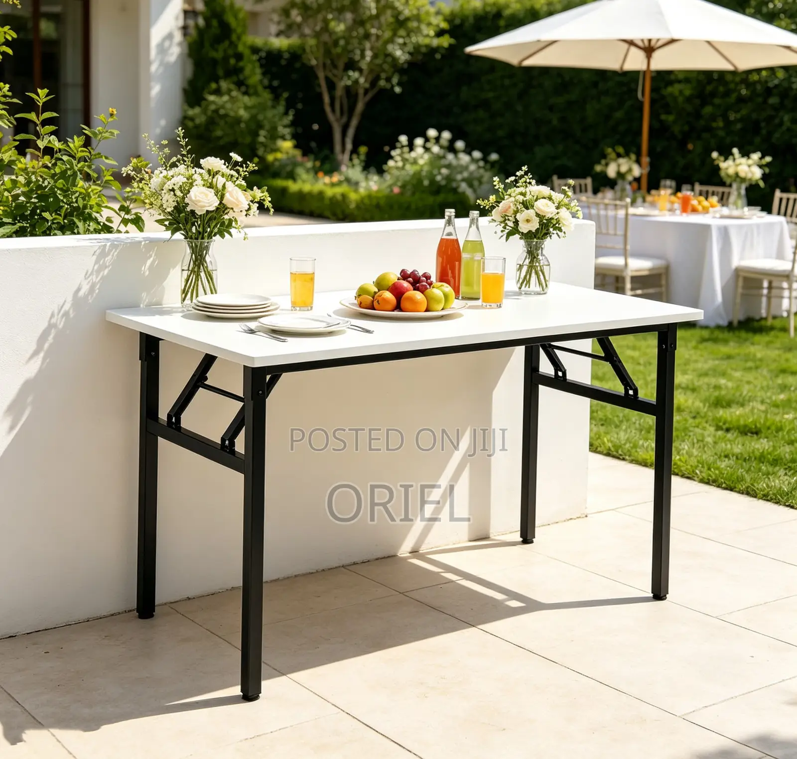 Office Table : Foldable 150CM Rectangular Office Table