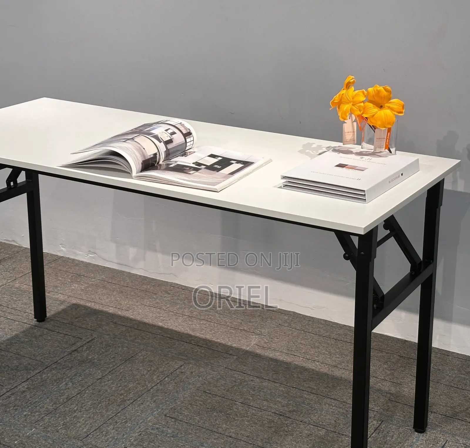 Office Table : Foldable 150CM Rectangular Office Table