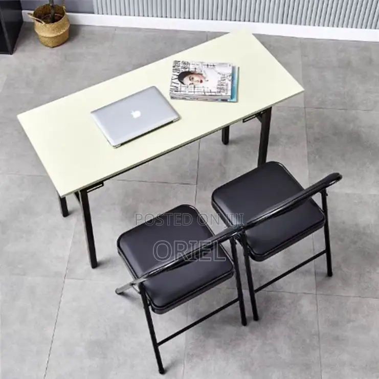 Office Table : Foldable 150CM Rectangular Office Table