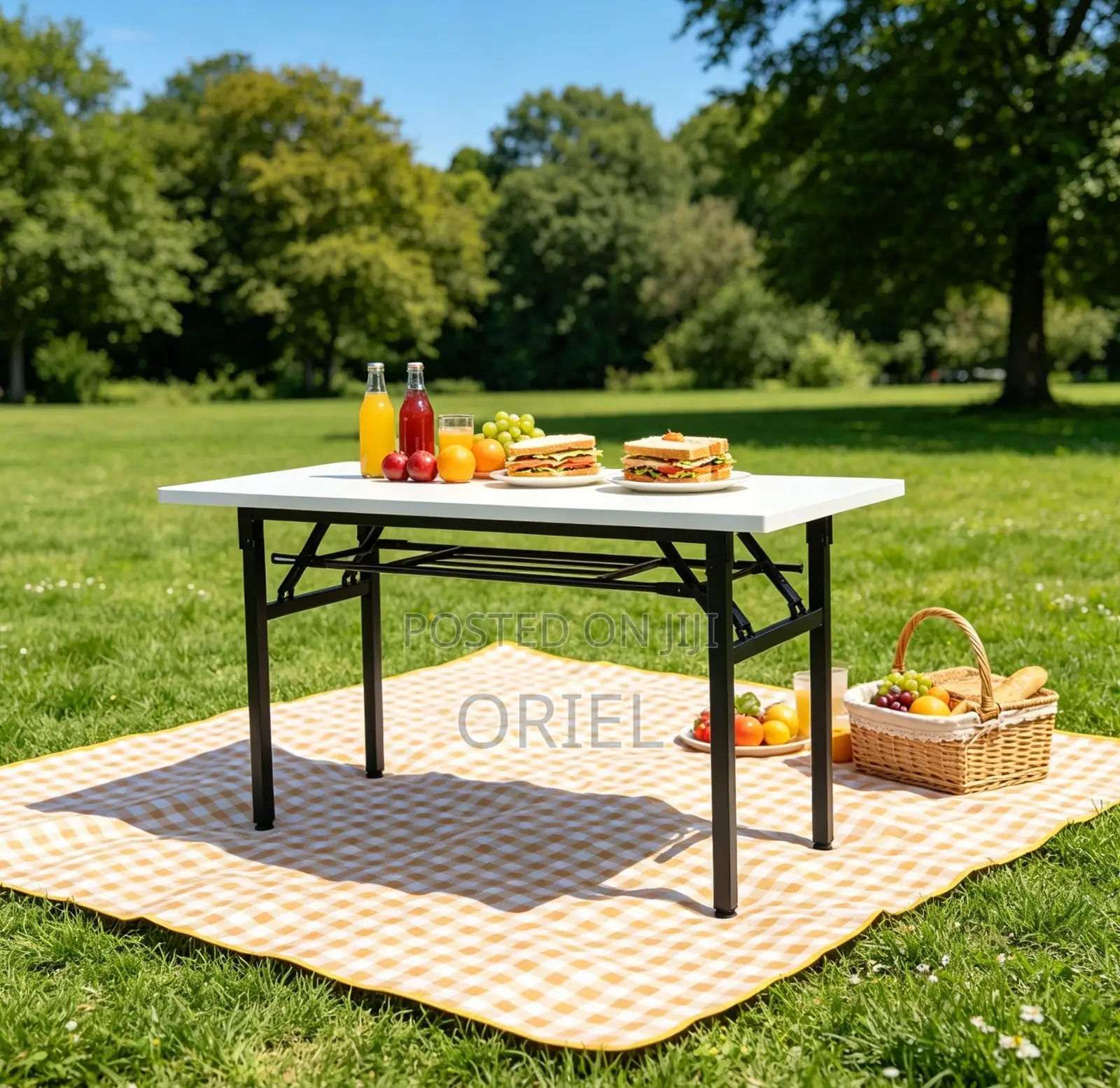 Office Table : Foldable 150CM Rectangular Office Table