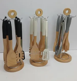 Serving Spoon Set With Stand - Bz