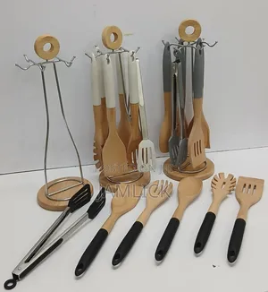 Serving Spoon Set With Stand - Bz