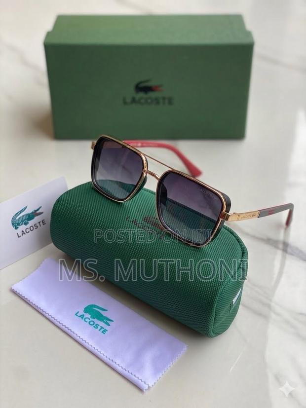 Polarized Lacoste Square Sunglasses