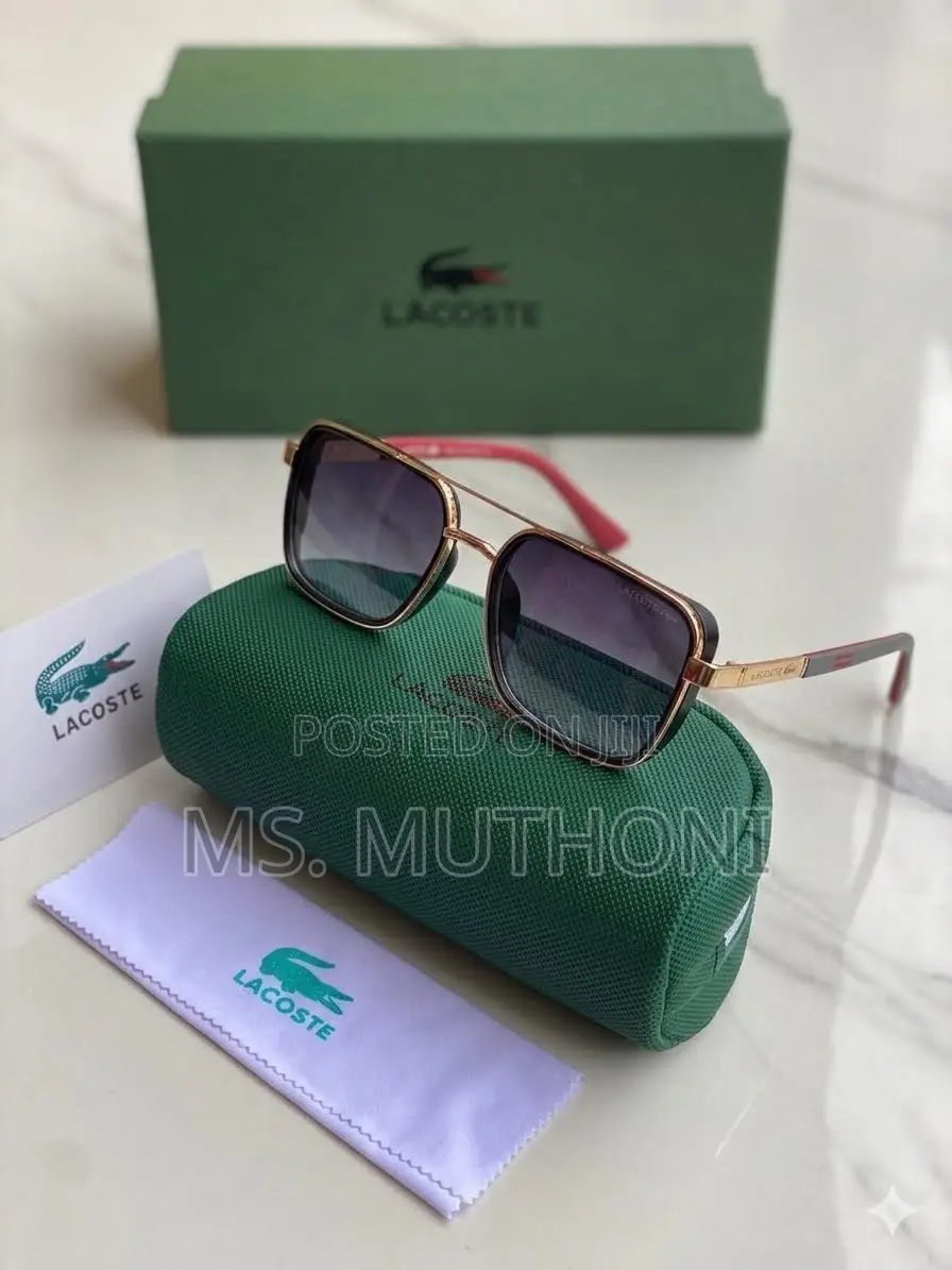 Polarized Lacoste Square Sunglasses
