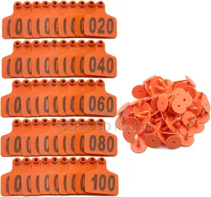 Herd Management Tags Numbered Cattle Large Ear Tag