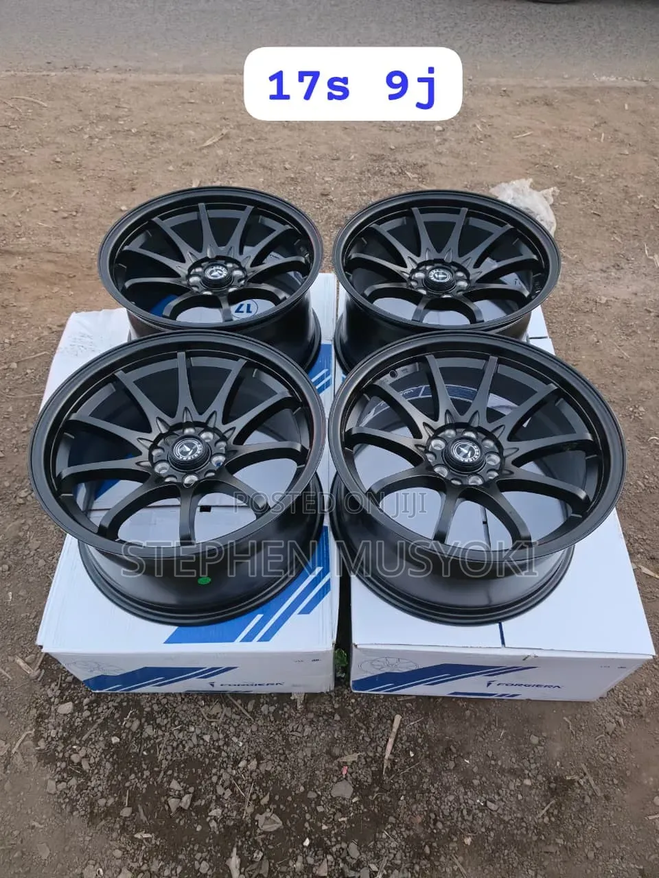 Universal Size 17inch Black Monoblock Rims