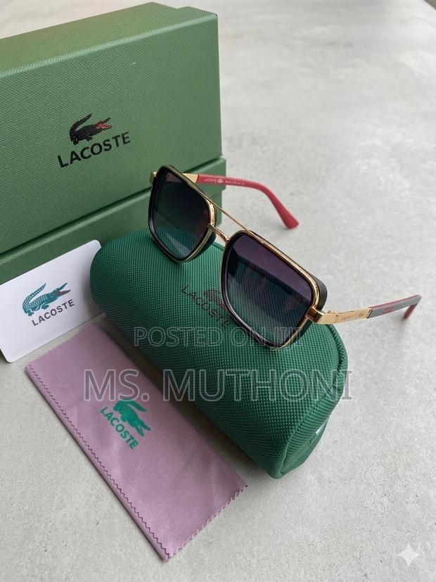 Premium Lacoste Square Double-Bridge Sunglasses  - thumbnail 2