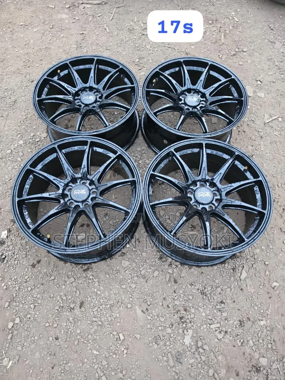 Black Oz Universal Size 17inch Wheels