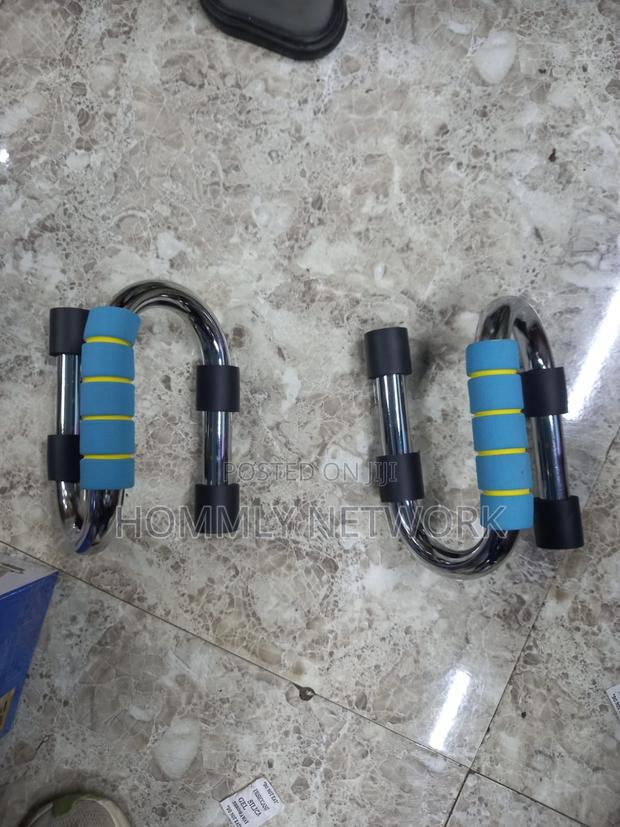 Metalic Push Up Bars Pair - thumbnail 3