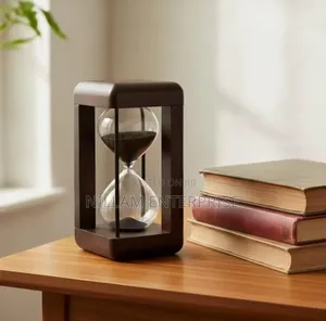 Premium Quality Home Decor Item/) Metal Hourglass Sand Timer*