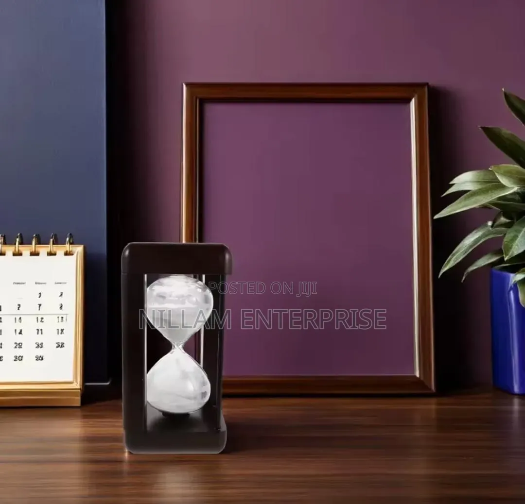 Premium Quality Home Decor Item/) Metal Hourglass Sand Timer*