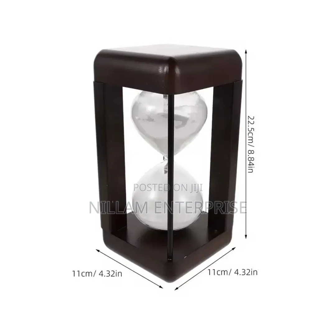 Premium Quality Home Decor Item/) Metal Hourglass Sand Timer*