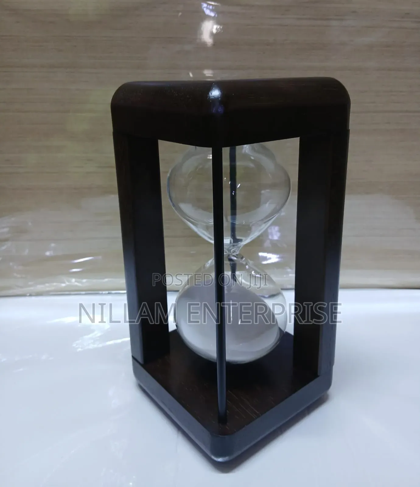 Premium Quality Home Decor Item/) Metal Hourglass Sand Timer*