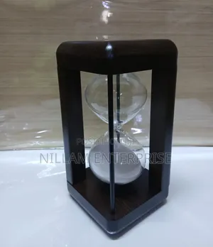 Premium Quality Home Decor Item/) Metal Hourglass Sand Timer*