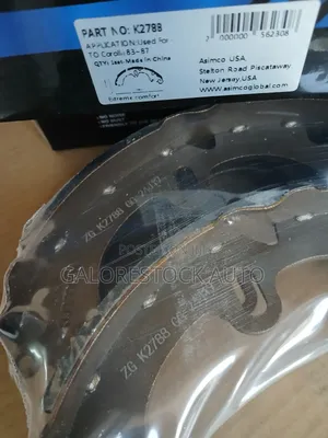 Toyota Corolla Rear Drum Brakes