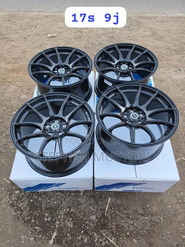 Universal Offset Size 17inch Black Rims[9jj]