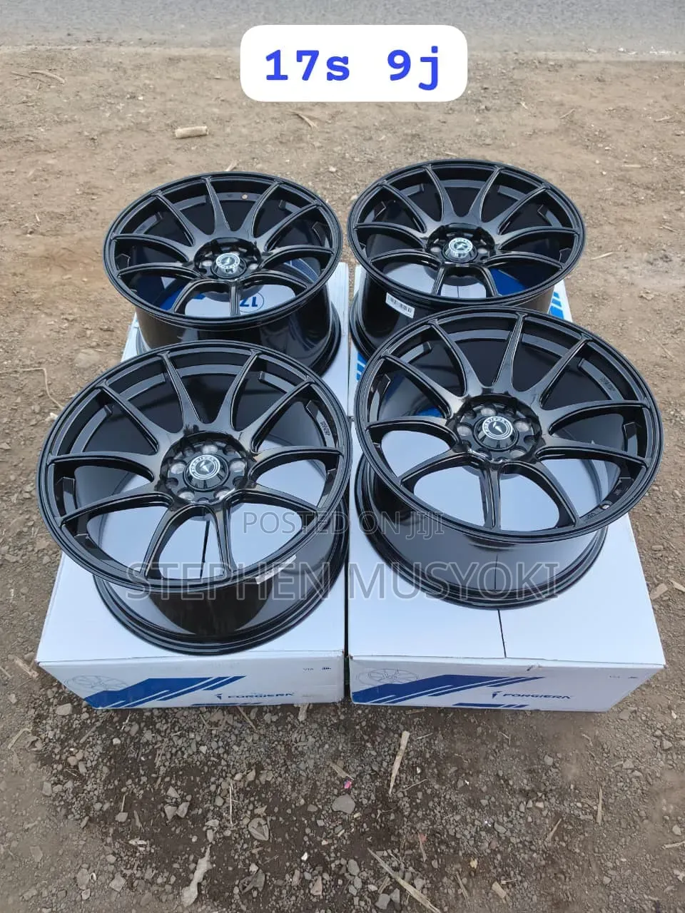 Universal Offset Size 17inch Black Rims[9jj]