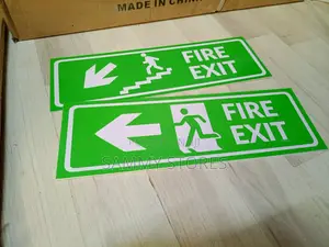 Fire Exit Door Sign