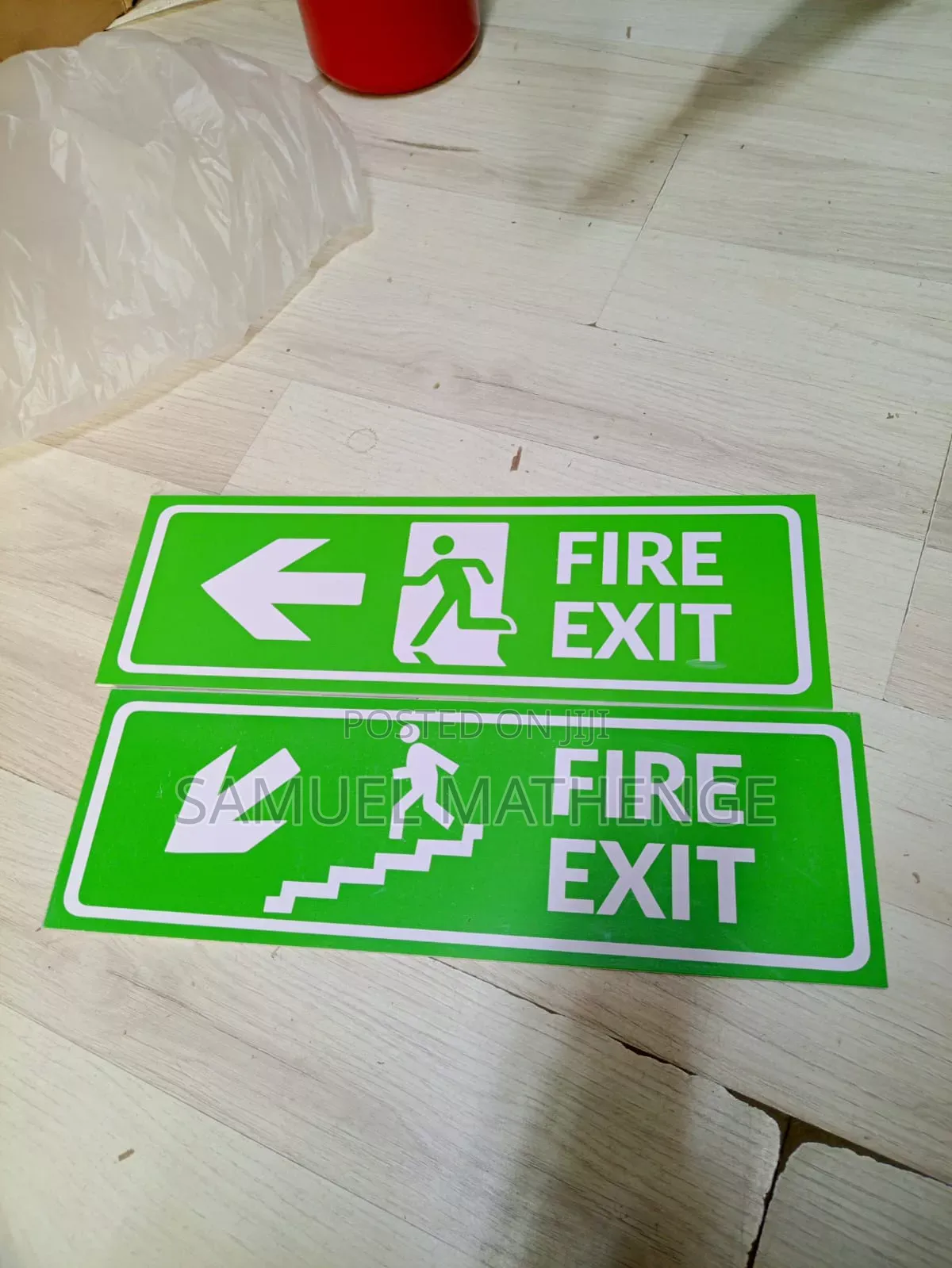 Fire Escape Route Sign