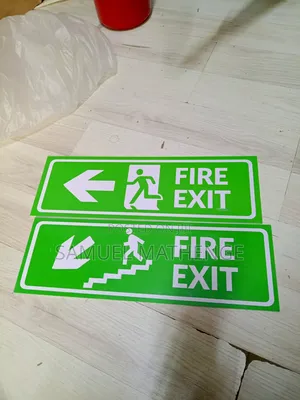 Fire Escape Route Sign