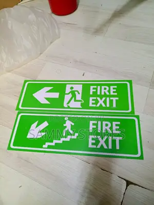 Fire Escape Route Sign