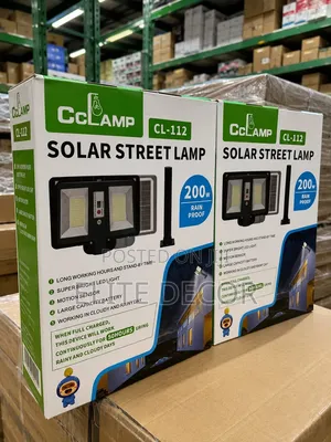 200W Solar Street Light With Motion Sensor – High Brightness Outdoor