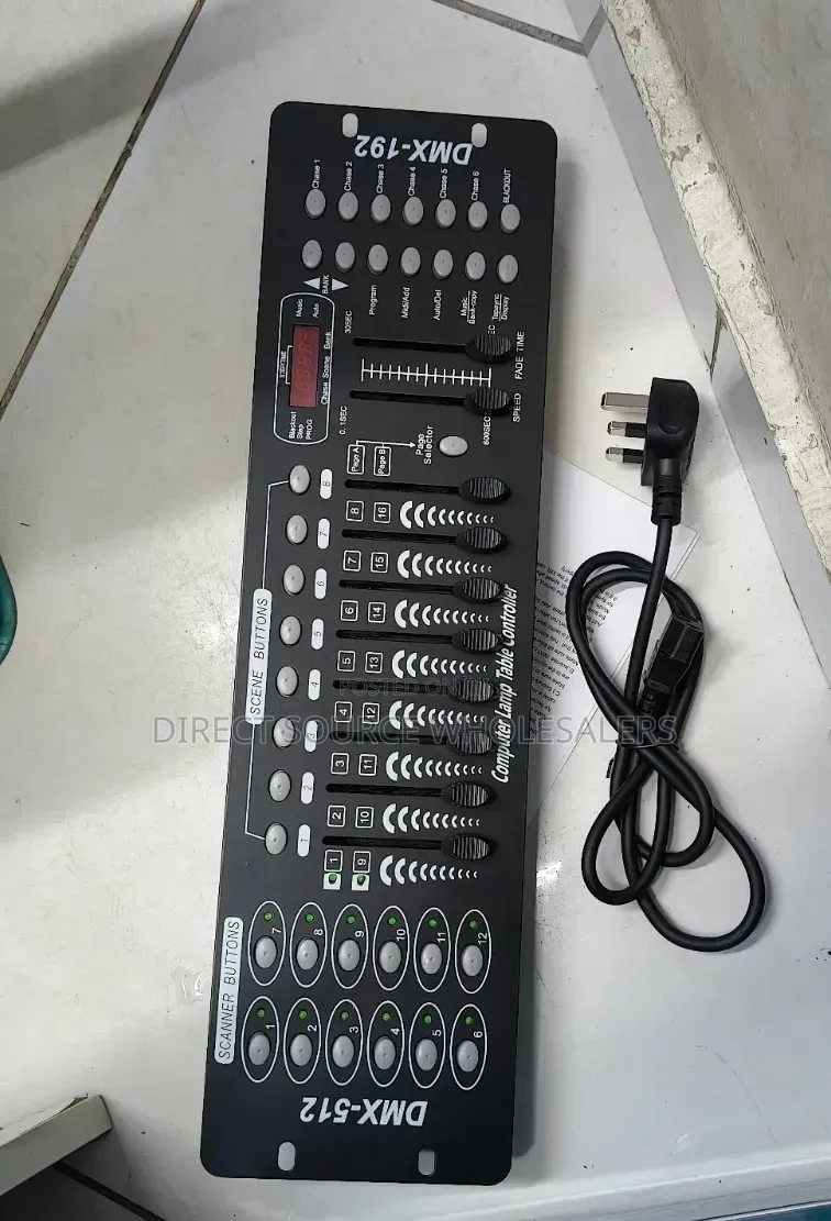 DMX 512 Console – 192 Channel LED Light Controller