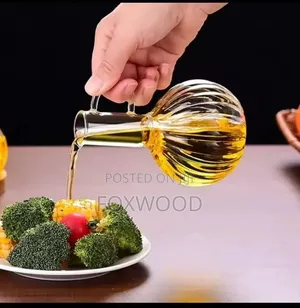 2 in 1 Borosilicate Glass Oil and Vinegar Jars