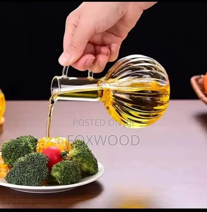2 in 1 Borosilicate Glass Oil and Vinegar Jars