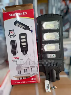 100W Solar Street Light – High Efficiency 120° Beam Angle