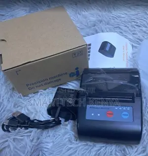 Portable Thermal Printer With Bluetooth Interface