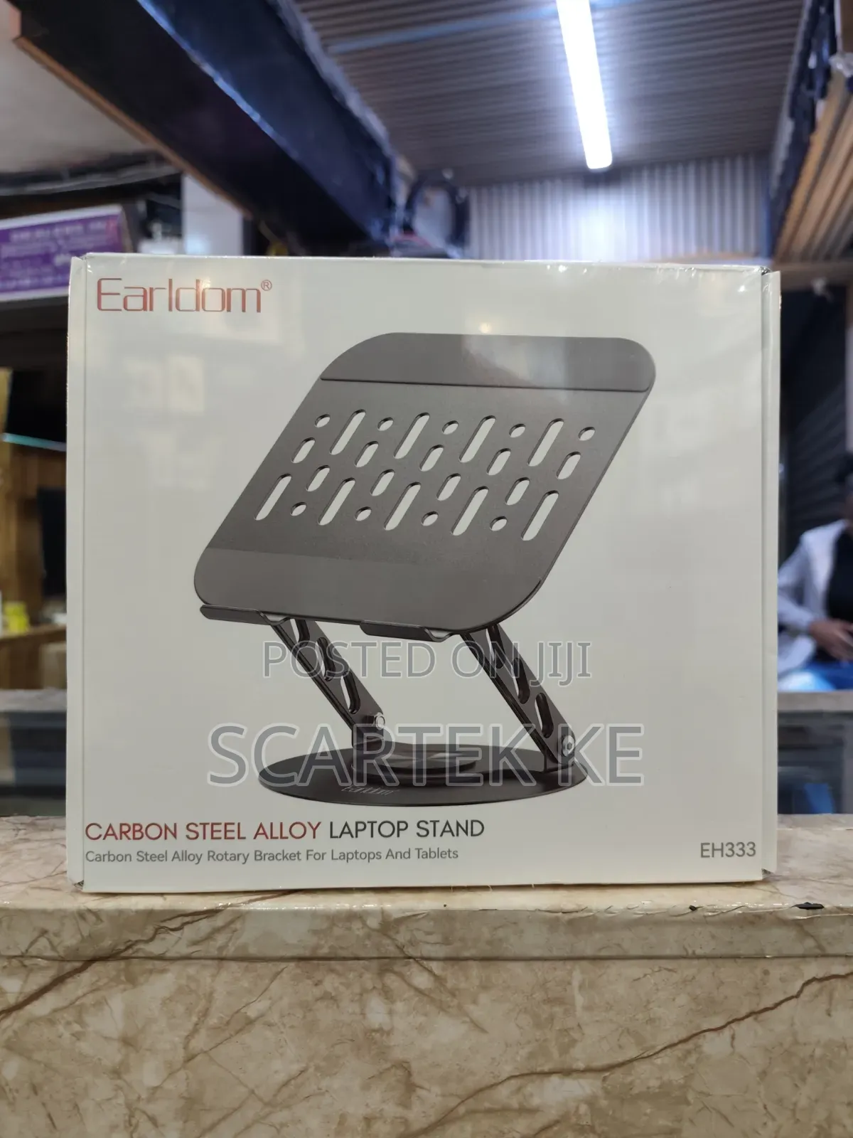 Earldom Carbon Steel Alloy Laptop Stand EH333