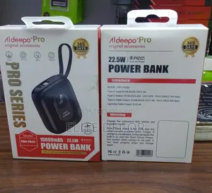Aldeepo PRO-PD25 10,000mAh 22.5W Super Fast Charging Power Bank