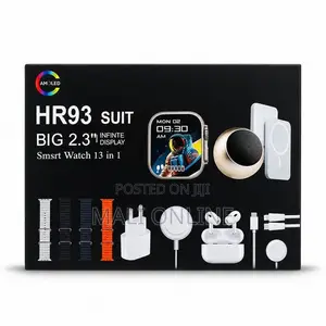 13-in-1 Smart Watch 4 Straps Wireless Earbuds Power Bank Mini Speaker