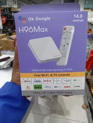 Android 14 TV Box Ultra HD Smart Media Player