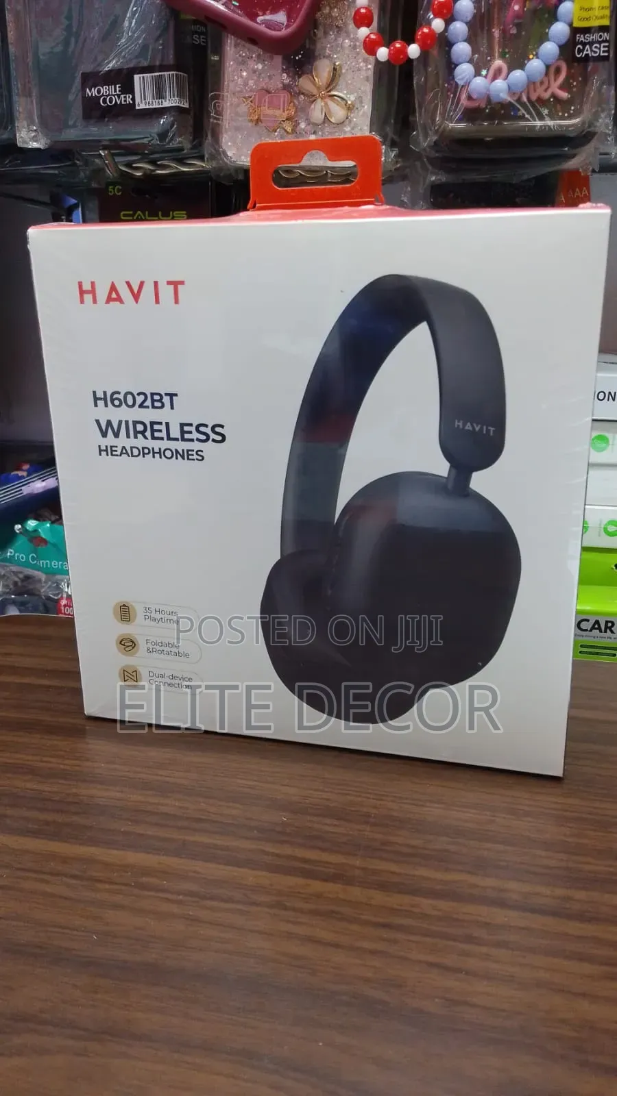 Havit H602BT Wireless Bluetooth Headphones – 35H Playtime, Dual
