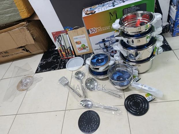 30PC Stainless Steel Cookware Set - Vc
