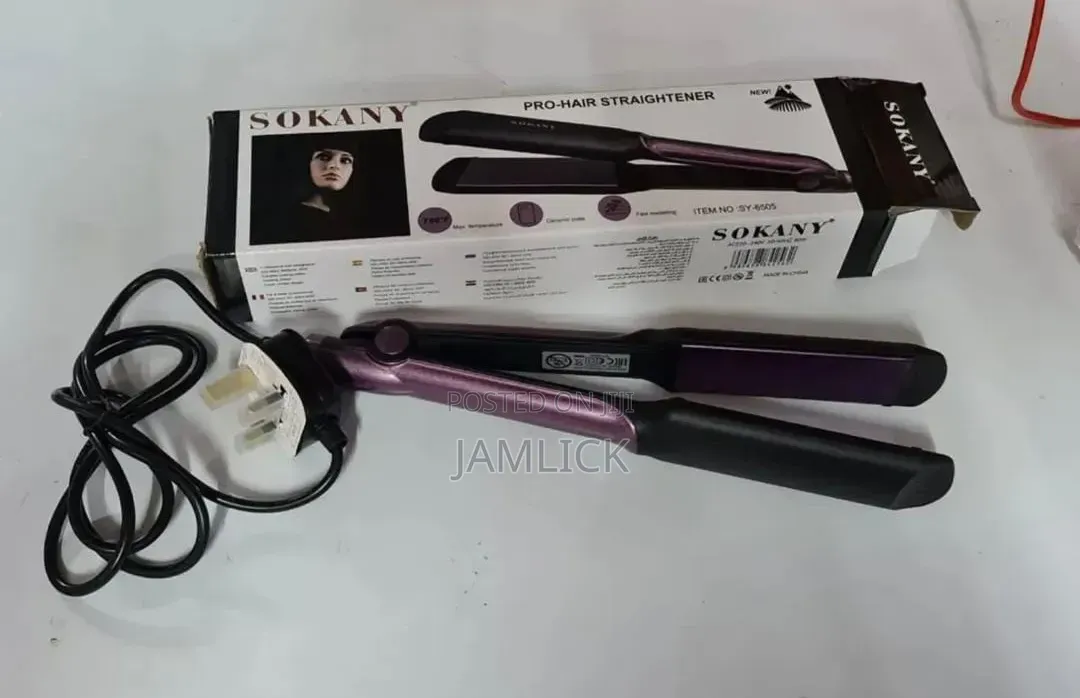 Professional 2-in-1 Ceramic Flat Iron Hair Straightener - Vc