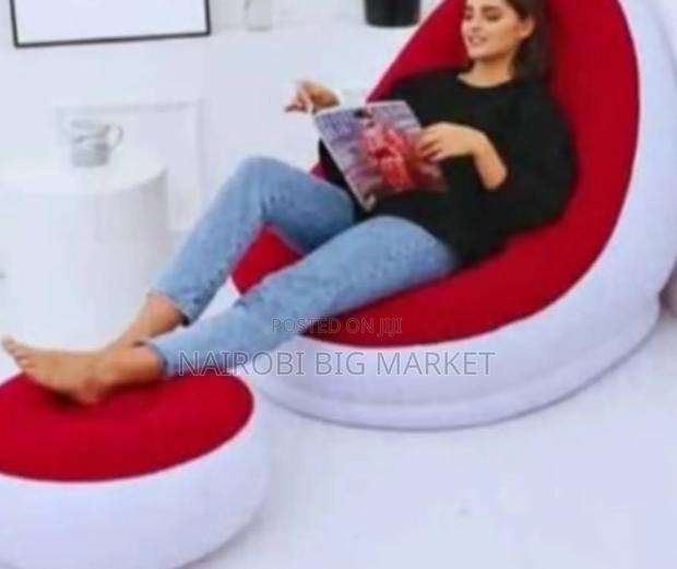 Inflatable Seat With Foot Rest