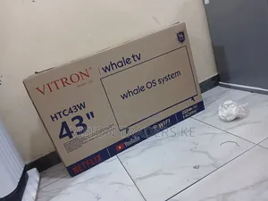 New Model Vitron 43" Inches Smart Android Whale Os Frameless TV