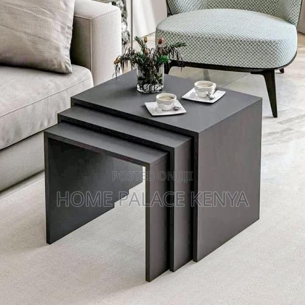 Coffee Table; Compact Space-Saving Coffee Side Table for Living Rooms