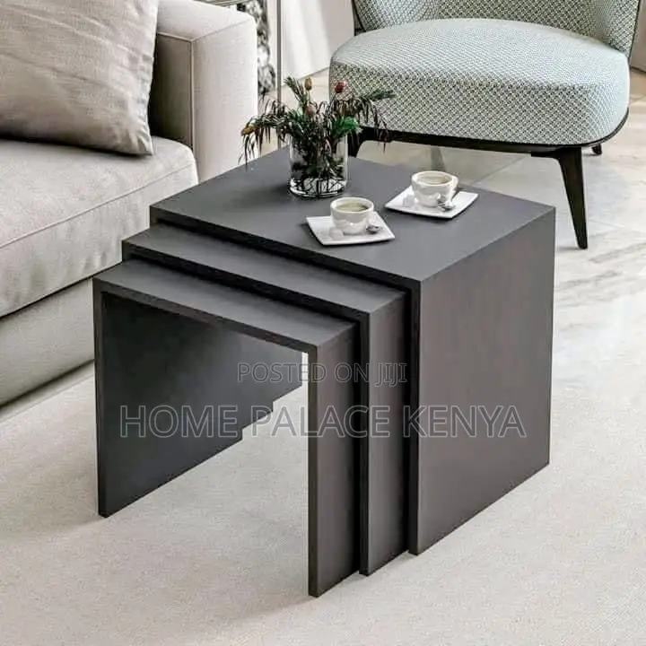 Coffee Table; Compact Space-Saving Coffee Side Table for Living Rooms