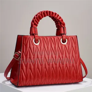 Red and Blown Medium Size Bag