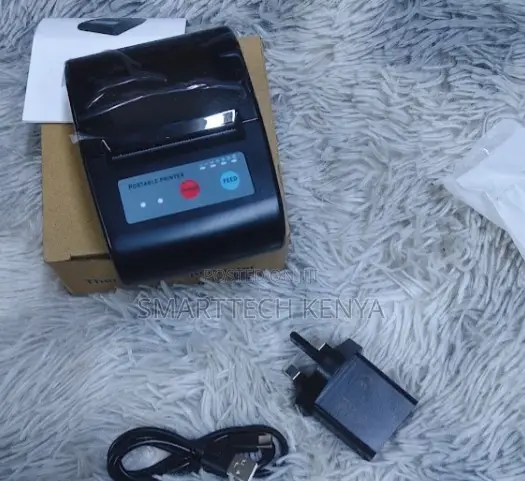 Portable Bluetooth Thermal Receipt Printer With USB Charging
